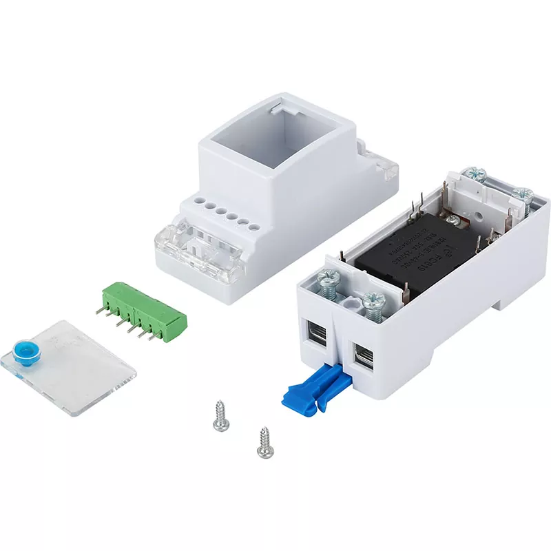 ஒற்றை-கட்ட 2P ரயில் வகை டாப்-இன்-கீழே-அவுட் லாச்சிங் ரிலே