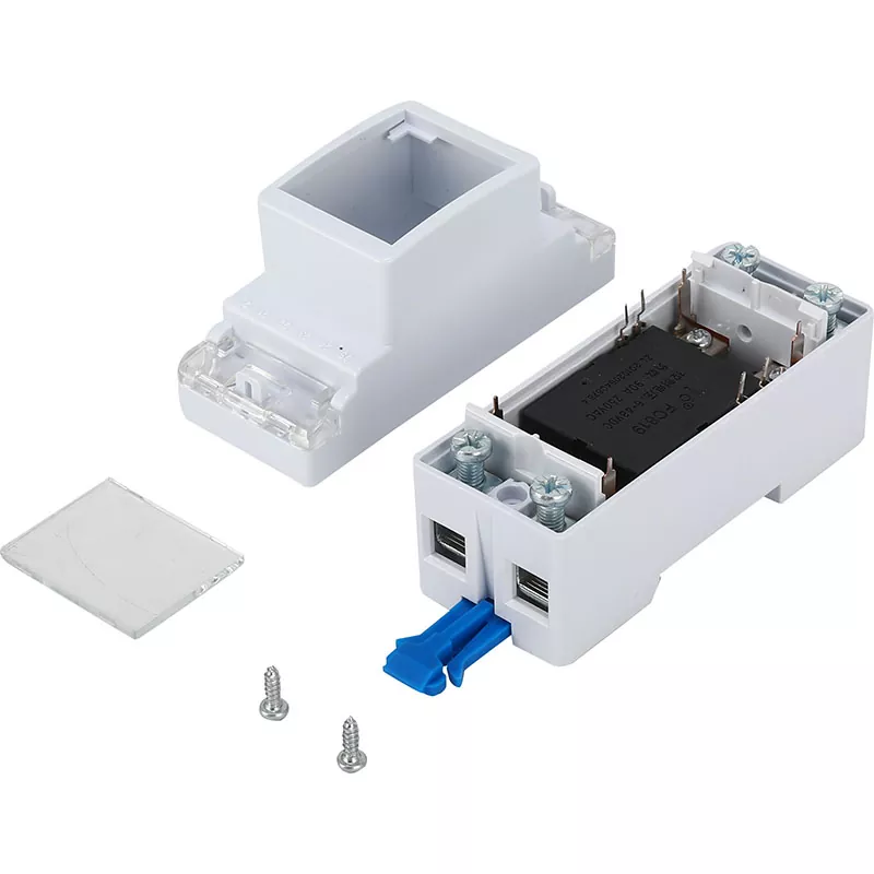 ஒற்றை-கட்ட 2P ரயில் வகை டாப்-இன்-கீழே-அவுட் லாச்சிங் ரிலே
